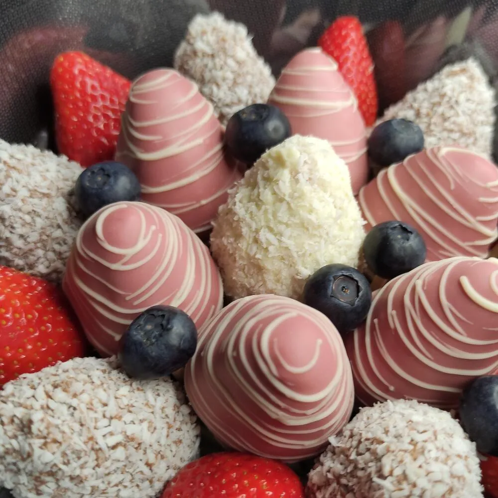 Букет из клубники в бельгийском шоколаде №116 - фото 2