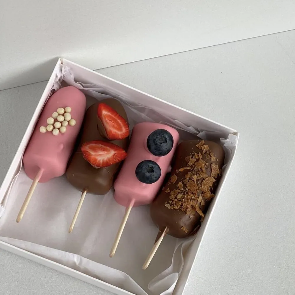 Набор бананов "Микс" в бельгийском шоколаде - фото 2